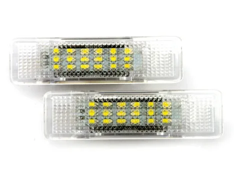 

YY 2X18 SMD Car LED Courtesy Door Light Xenon White LED car door lamp For E53 X5 E39 Z8 E52 5 Series
