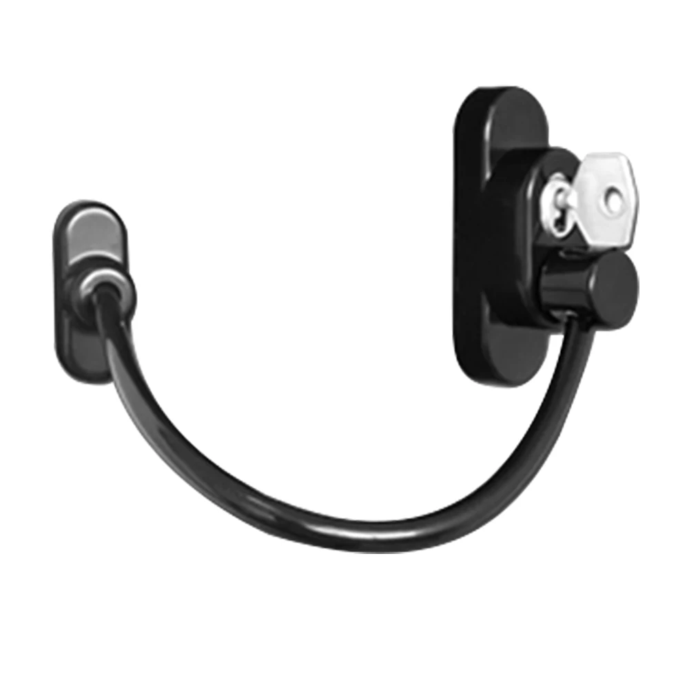 

Lockable Window Security Cable Lock Door Safety Restrictor Child Room Window And Door Security Restrictor with Key