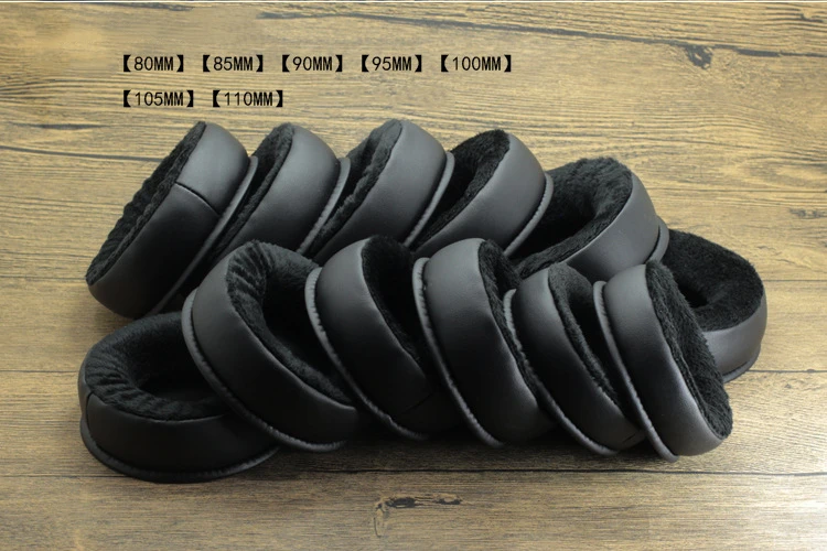1 Pair 100MM 80-110MM Replacement Long Velvet Foam Ear Pads Cushions for Sony for AKG for beyerdynamic Headphones 1 (10)