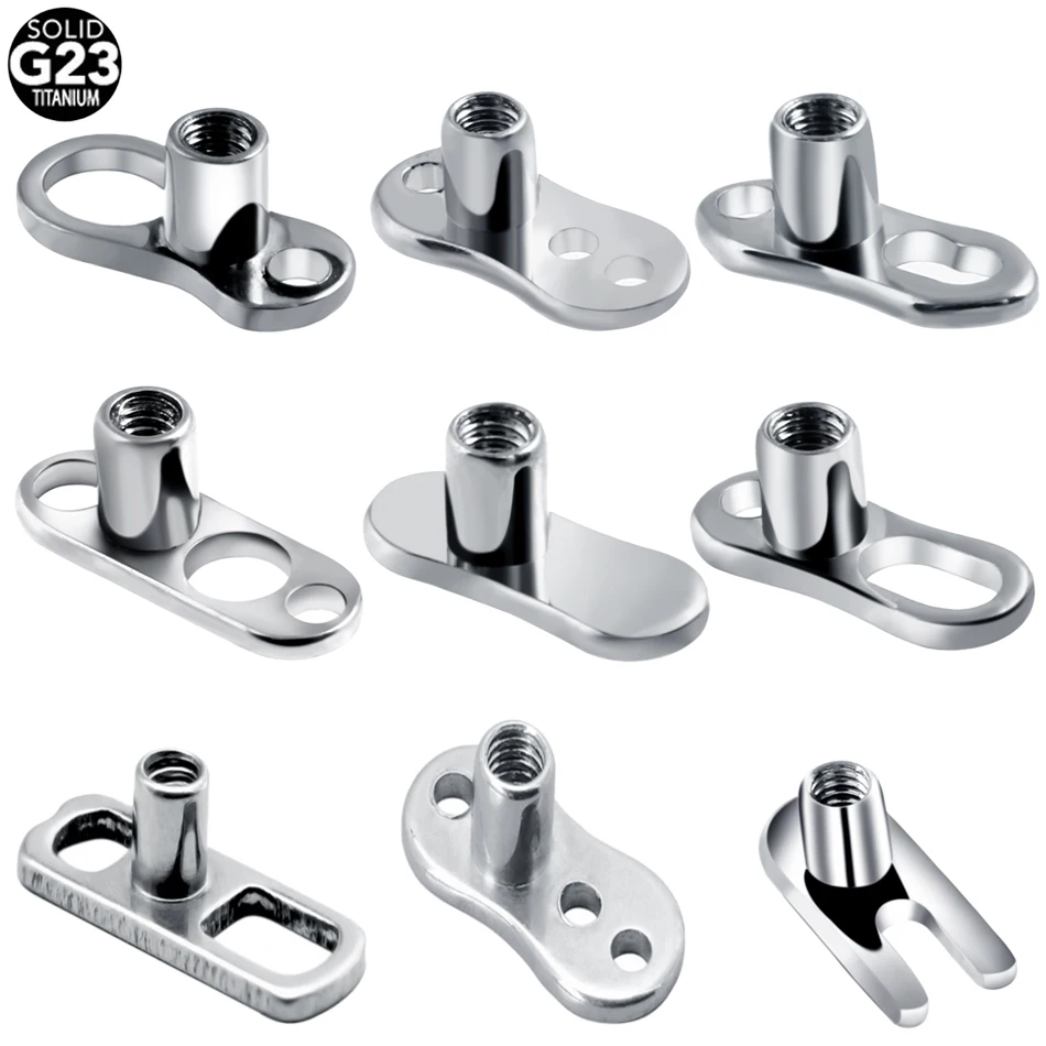 

1PC G23 Titanium Piercings Micro Dermal Anchors Piercings Mamilo Micro Dermal Piercings Surface Barbell Piercings Body Jewelry