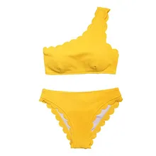 SAGACE бикини купальник женский купальник летний сплошной цвет Бразильский купальный костюм женский летний пляжный бикини Горячая Распродажа