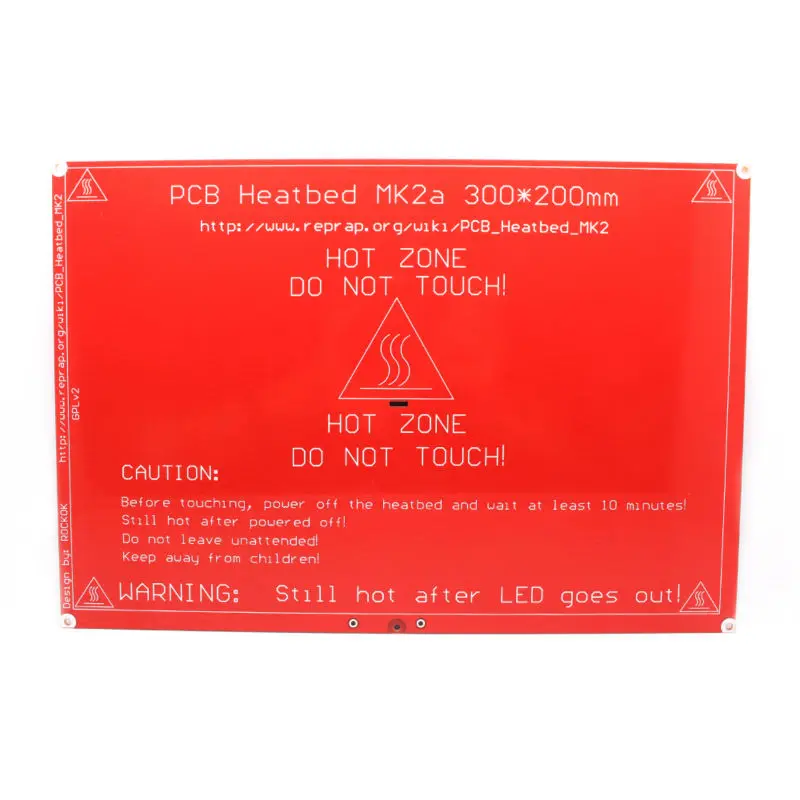 ANYCUBIC Heating bed 300X200X2mm RAMPS 1 4 Heatbed MK2A MK2B for Mendel 3d printer Free shipping