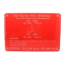 ANYCUBIC Отопление кровать 300X200X2 мм ПАНДУСЫ 1.4 Heatbed MK2A MK2B для Мендель 3d принтера Бесплатная доставка!!!