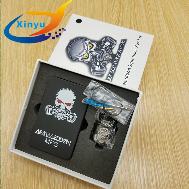 Armageddon Squonker BF Mod Box Kit ocalypse bottom oil box set 18650 battery 6 мл комплект емкостей с 510 нитями Apocalypse