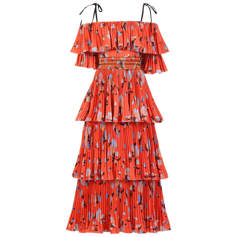 

2019 New arrive Floral pring long dress