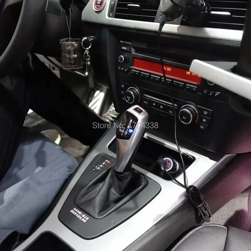 Кожаная ручка переключения передач для BMW E39 4D/5D/E53 1 комплект Ручка передач 