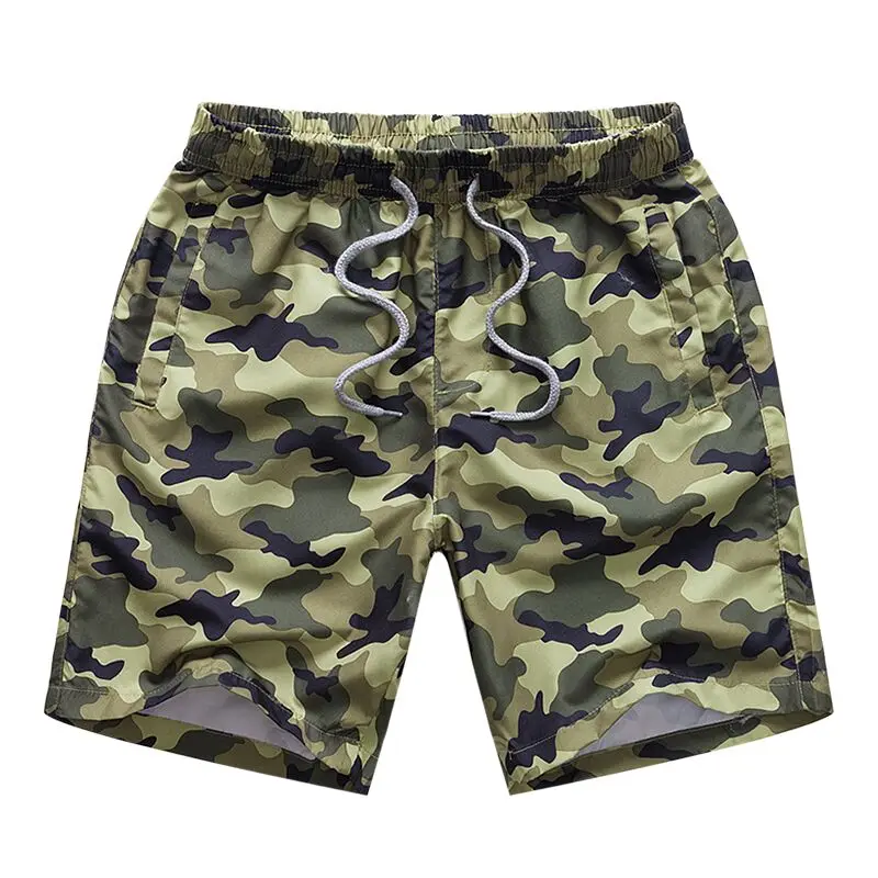 

TG6257-A1428 Summer 2018 new men's fashion casual camouflage color quick dry beach shorts cheap wholesale
