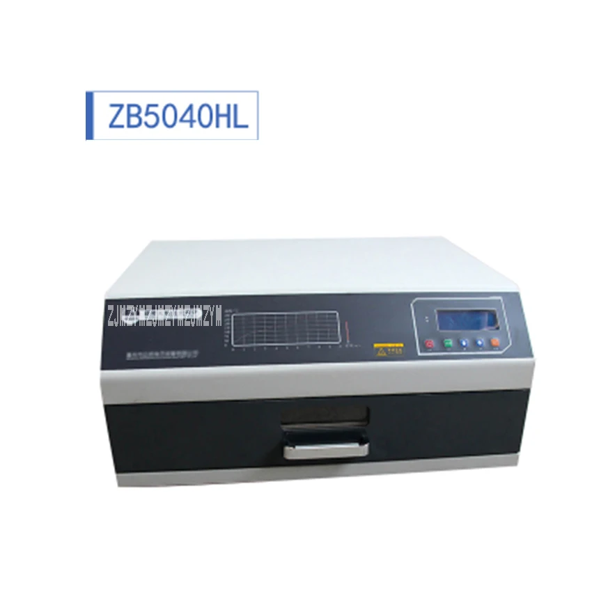 US $650.44 ZB5040HL Digital Display Reflow Welding Machine Infrared Heating Intelligent Reflow Soldering Machine 110V220V 3600W 500400MM