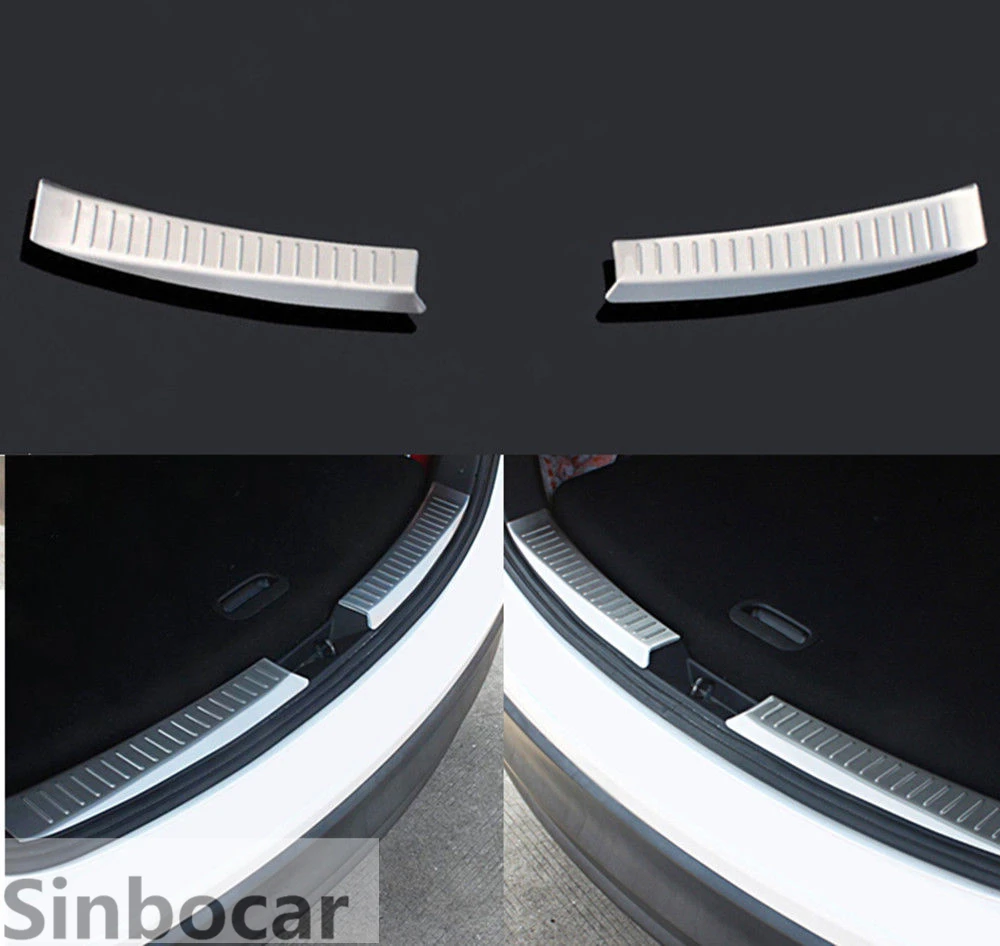 Из коррозионностойкой стали внутренняя заднего бампера протектор Подоконник облицовочная панель для Mazda CX-5 2012