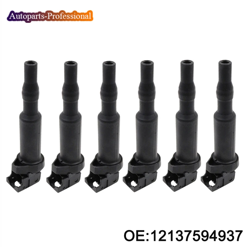 6 шт./лот 12137594937 0221504470 для BMW E46 E60 E85 E90 Новая высококачественная катушка зажигания