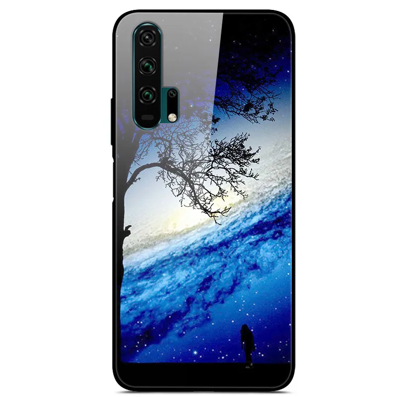 Premium Tempered Glass Hard Back Cover for Huawei Honor 20 Series