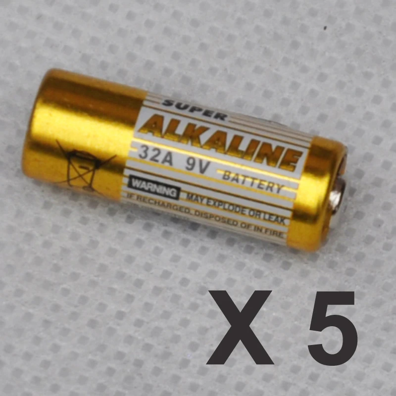 

5PCS 32A 9V dry alkaline battery LR32 29A L822 for Key Remote Control Alarm Laser Pen toys and flashlight