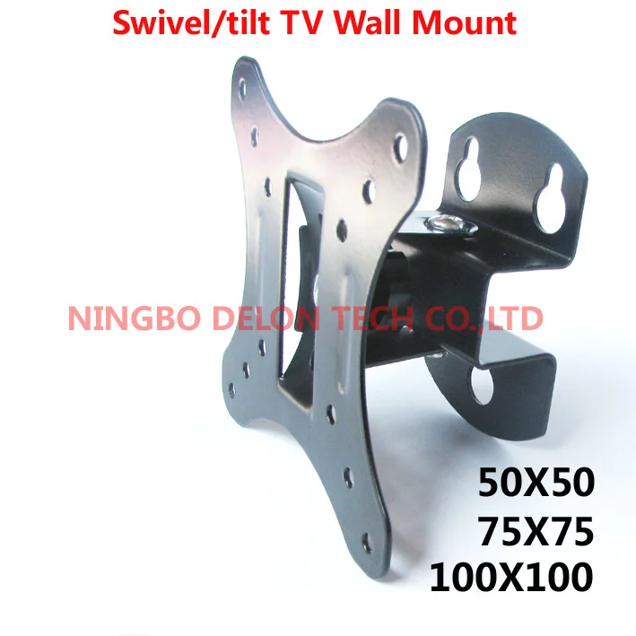 

LCD-201 10" 27" 32" vesa 100x100 tiltable Swivel full motion lcd wall holder swivel led tv bracket shelf