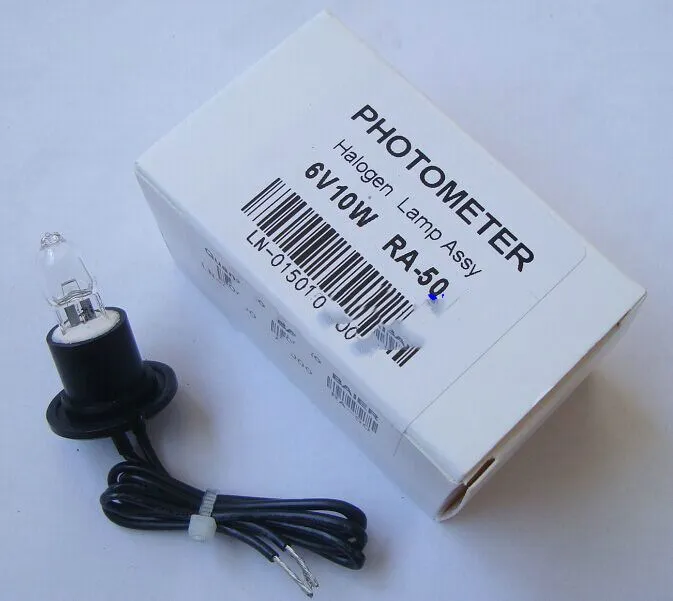 para a Lâmpada de Halogéneo Bayer Ra-50 Biochemistrey Analisador Semi Automático Ra50 6v10w Fotômetro Lâmpada 6 v 10 w