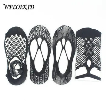 

[WPLOIKJD]Jurk Sexy Japanse Kousen Calcetines Mujer Sokken Mesh Grappige Sokken Leuke Vrouwen/Meisje Slippers Visnet