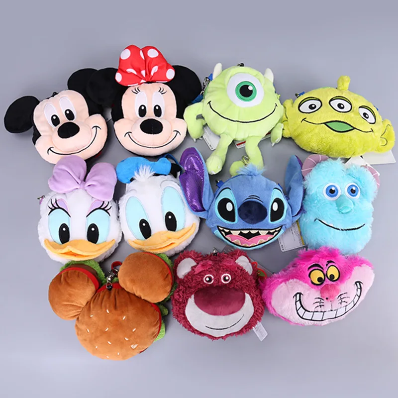 Mickey Mouse Minnie Donald Duck Daisy Strawberry Bear Monster University Plush Backpack Girl Shoulder Bag Children Birthday Gift
