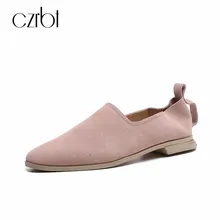 CZRBT/; дышащая женская обувь ручной работы; сезон весна-осень; туфли на плоской подошве с квадратным носком; женские повседневные лоферы из натуральной кожи на плоской подошве