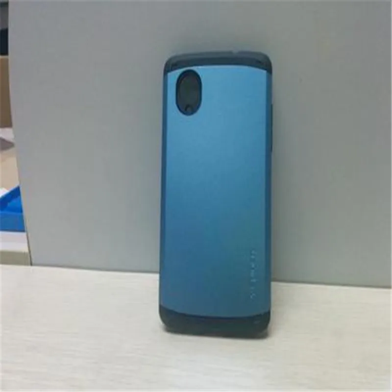 Бампер чехол для Google LG NEXUS 5 D820 821 подлинный - Цвет: Тёмно-синий