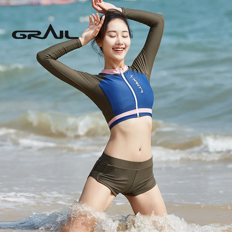 

GRAIL Swimwear female beach bikinis women swimsuit bikini set bathing suit female bikini beach sports swim suit LS-18655