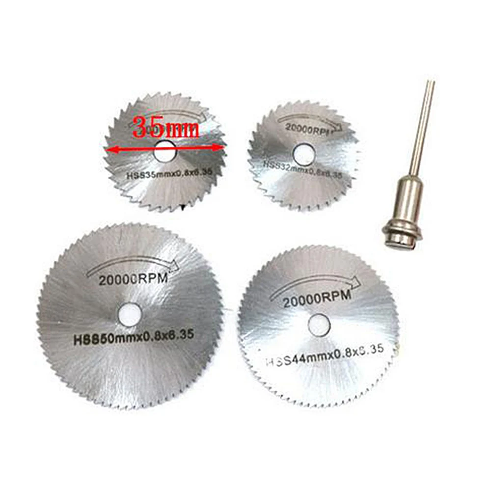 6 Pcs HSS Metal Circular Saw Disc Wheel Blades Cut Off Drill Rotary Tools Fine Precision Cuts For S