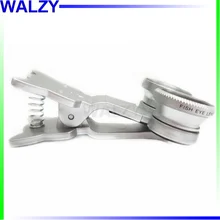 Универсальный 3 в 1 кошки клип рыбий глаз Широкий формат макро Объективы для телефонов для IPhone, для samsung