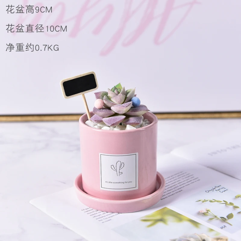 

Small Ornament Artificial Flowers Bonsai Plants With Pots Plastic Fake Flower Home Bedroom Balcony Decor Hotel Garden Decoration
