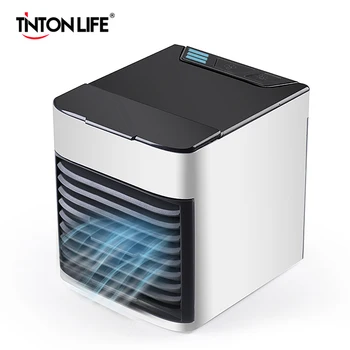 

Portable Air Conditioner USB Mini Air Cooler Humidifier Purifier Colorful LED Light Fan Air Cooling Fan for Office Home