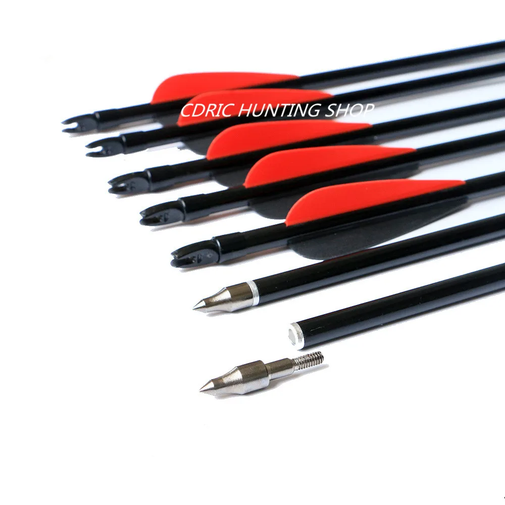 Buy 12PK Fiberglass Arrows For Achery recurve bow