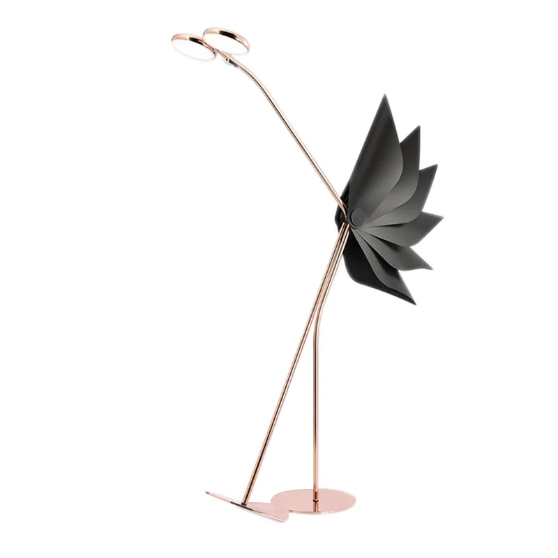 

2019 new postmodern lighting floor lamps for living room designer personality lamp model room rose gold floor lamps led lamps