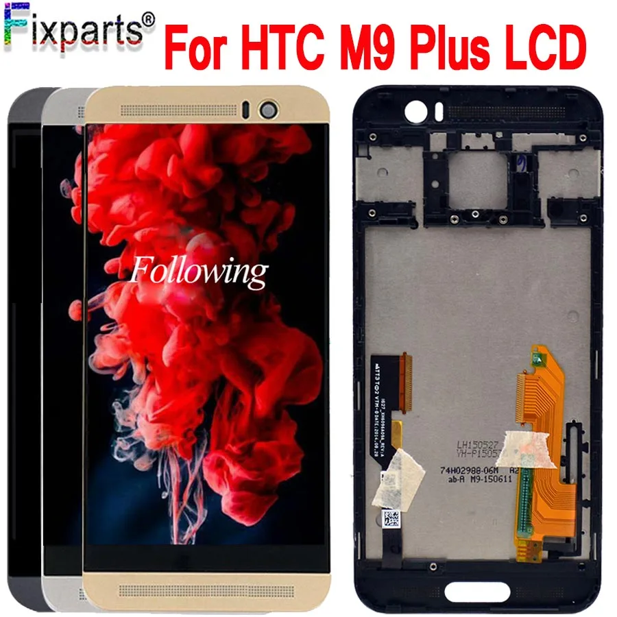 

100% Test 5.0" For HTC ONE M9 LCD Touch Screen with Frame Display Digitizer Assembly Replacement Parts For HTC M9 M9E M9W LCD