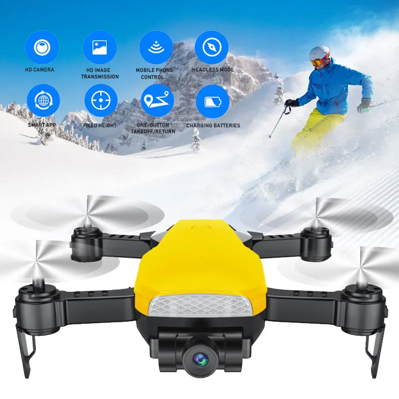 

4CH 6-Axis 720P RC Drone Rc Drone Quadrotor WIFI Foldable 720P Stable Gimbal One Key Return for LH-X41WF HD CAMERA Multicopter