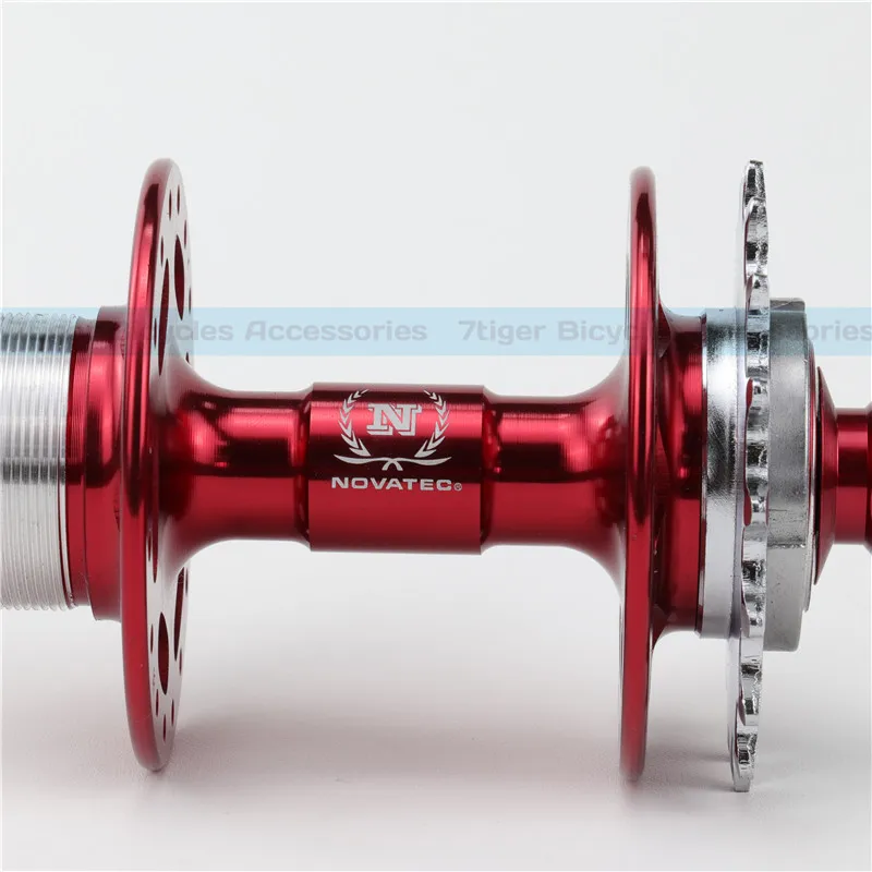 Novatec A185SBT A186SBT Fixed Gear 32H Bicycle Hub With Sprocket And Lock Nuts