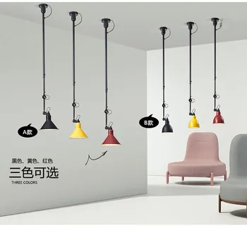 

Swing Telescopic Long Rod Ceiling Lights Industrial Style Ceiling lamps LED Lighting for Bedside Dining Room Living Room Bar