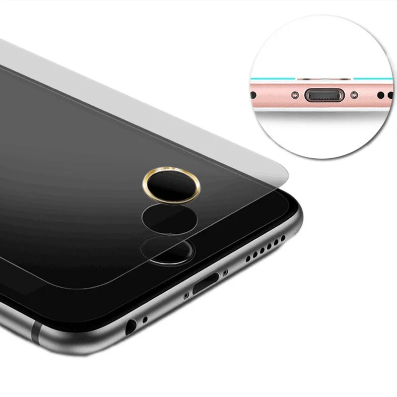 Для iPhone кнопка домой наклейка Touch ID протектор для iPhone 5S 5 se 4 6 S 6s 7 Plus 8 5SE чехол Роскошный Алюминиевый чехол для телефона