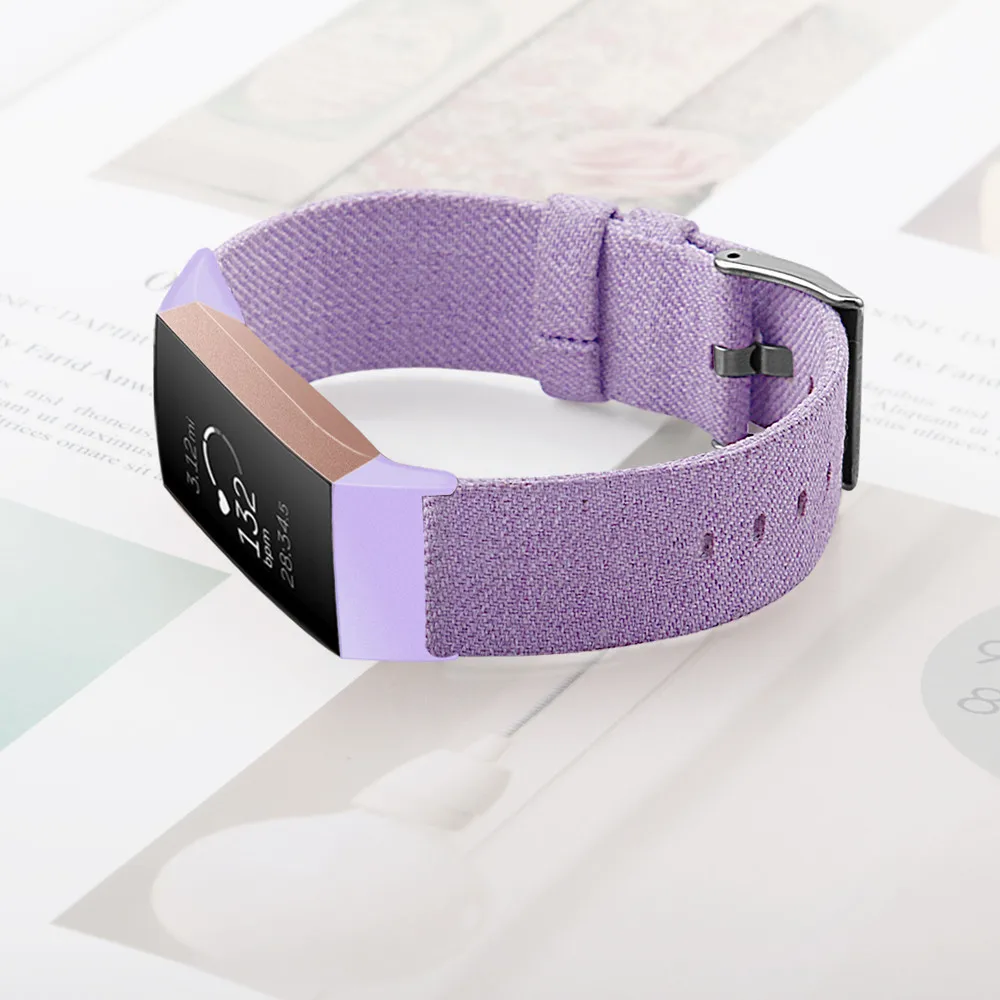 CARPRIE Wrist Band Replacement Woven Canvas Fabric Watch Band Wrist