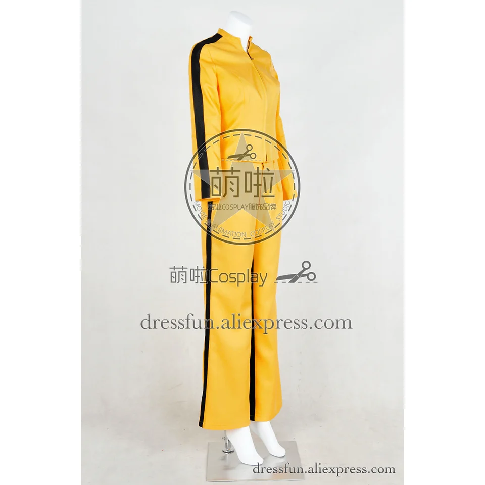 Kill Bill/костюм для косплея невесты Beatrix Michelle Kiddo новый желтый наряд униформа костюм