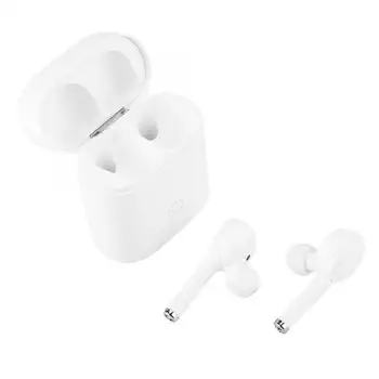

TWS Ture Wireless Sport earphone Bluetooth 5.0 Headset Stereo Earbuds Mini Earphones with Charging Boxes White