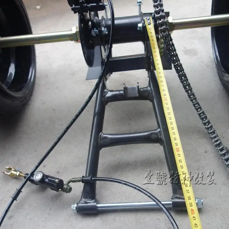 ATV GO KART картинг DIY Подвеска задняя ось поворотный рычаг вилка с 10 дюймов обод колеса шины