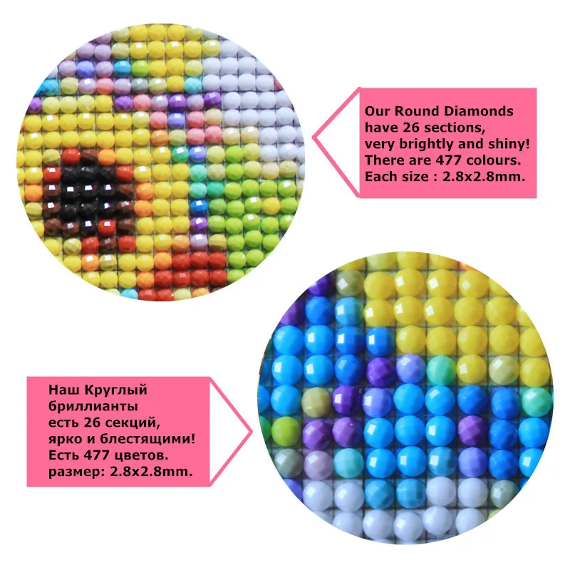 WELLCOLOR Diamond Mazayka 5d Diy Embroidery Diamond Painting Cross Stitch Kits round 3D Rhinestones set embroidered picture crystal needlework3