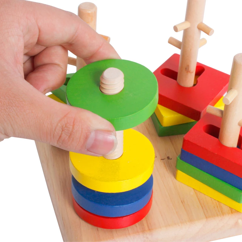 Montessori Kids Toy Finger Twister Creative Balance Jingsaw Preschool Brinquedos Juguets