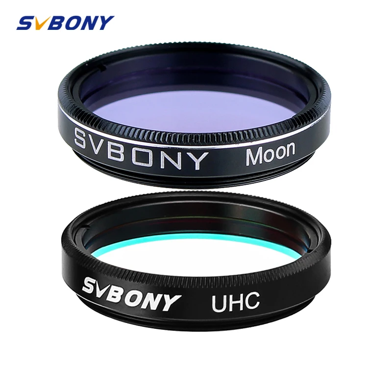 SVBONY 1.25'' UHC Filter +Moon Filter Set for Astronomy Telescope ...