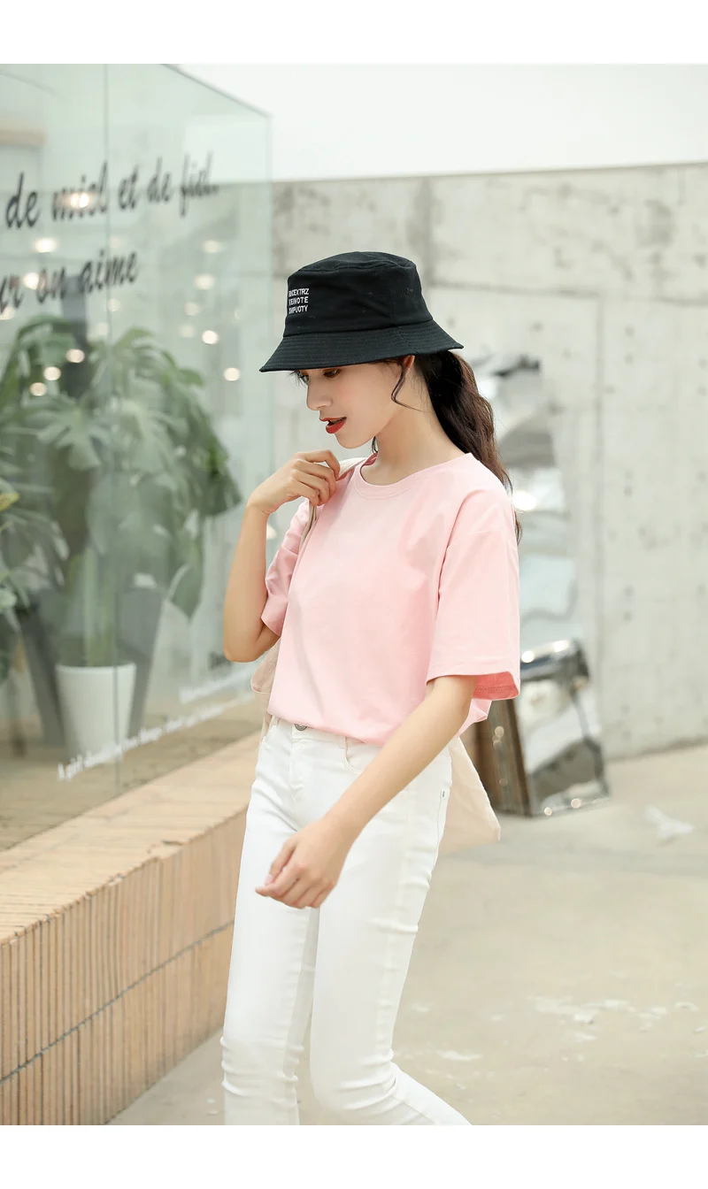 Summer Tops T Shirt Women Cotton Floral Print Short Sleeve Funny Cute Tee T-shirt Femme Harajuku Loose Casual Streetwear Clothes (10)