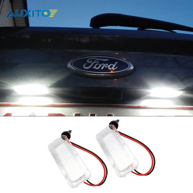 2PCS Canbus LED License Plate Light 18LED Lamps For Ford