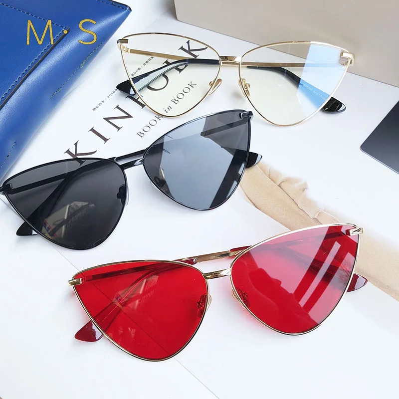 Женские солнцезащитные очки MS 2018 роскошные классические с украшением женские от
