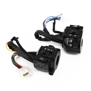 

Motorcycle Handlebar 7/8” Switches Aluminum Alloy Replacement Part 1 Pair Switcher