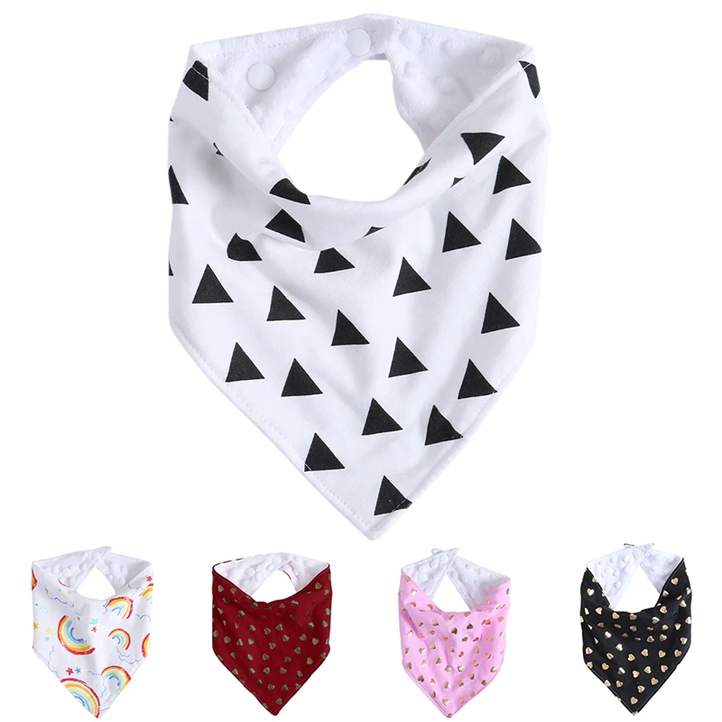 New Arrival Kids Baby Feeding Head Scarf Towel Bib Boys Girl Bandana
