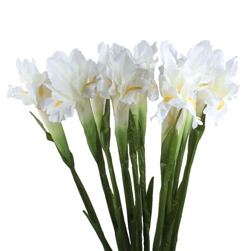 Nuestro cálido 1 pc Artificial flores falsas Iris barato 6 colores 68 cm tela flores decorativas para la decoración del hogar evento Fiesta suministros Nuestro cálido 1 pc Artificial flores falsas Iris barato 6 colores 68 cm tela flores decorativas para la decoración del hogar evento Fiesta suministros
