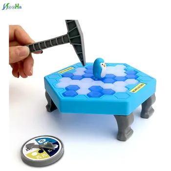 

Mini Penguin Trap Interactive Indoor Board Game Ice Breaking Save The Penguin Parent-child Table Entertainment Toys Kids Gifts