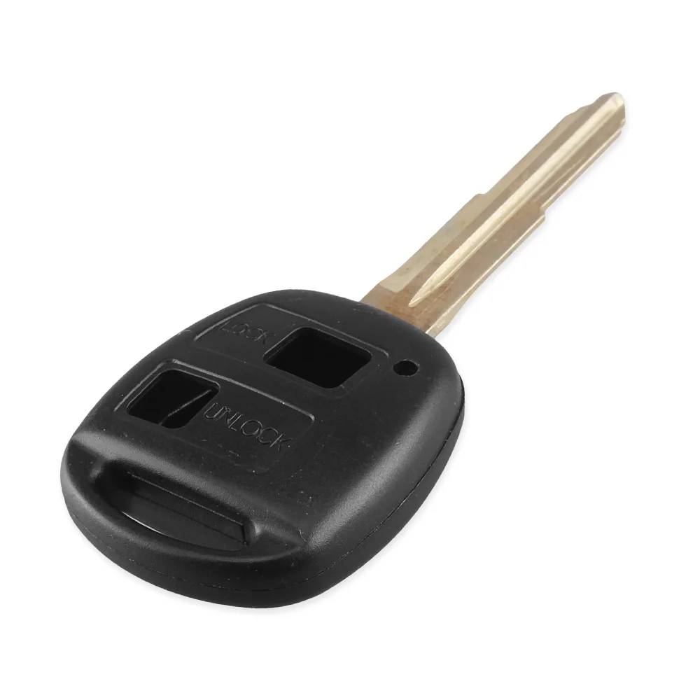 KEYYOU 10x2 кнопки Uncut TOY41R чехол для дистанционного ключа автомобиля Toyota Yaris Camry RAV4 Prado