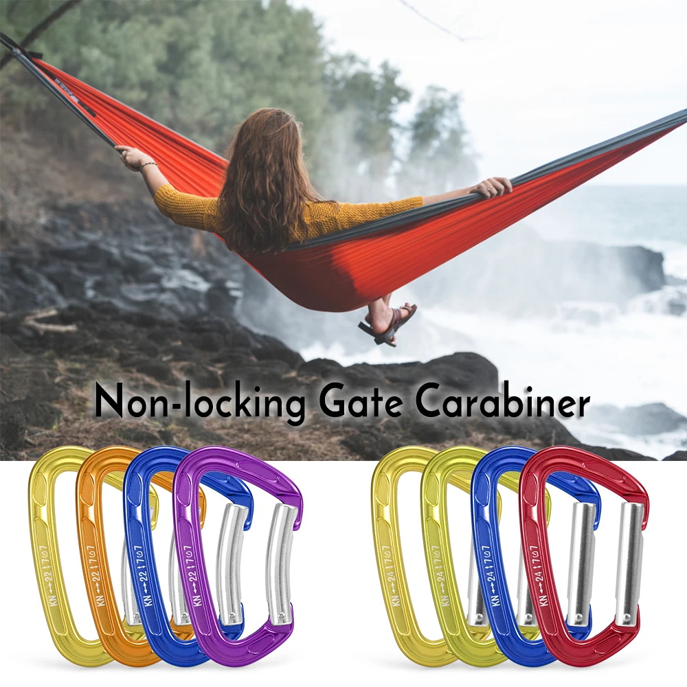 

/ 22/24KN Climbing Carabiner Climbing Hanging Buckle Multi Tools Carabiner Climbing Canyoning Backpacking Hammocks Key Carabiner